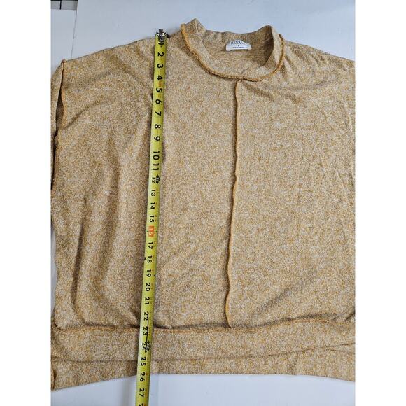 Zenana Women's Dolman Sleeve Mustard Small Sweater - Picture 3 of 8